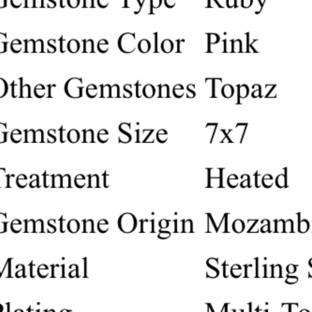 Genuine Ruby With Sky Blue Topaz Ring - image 3